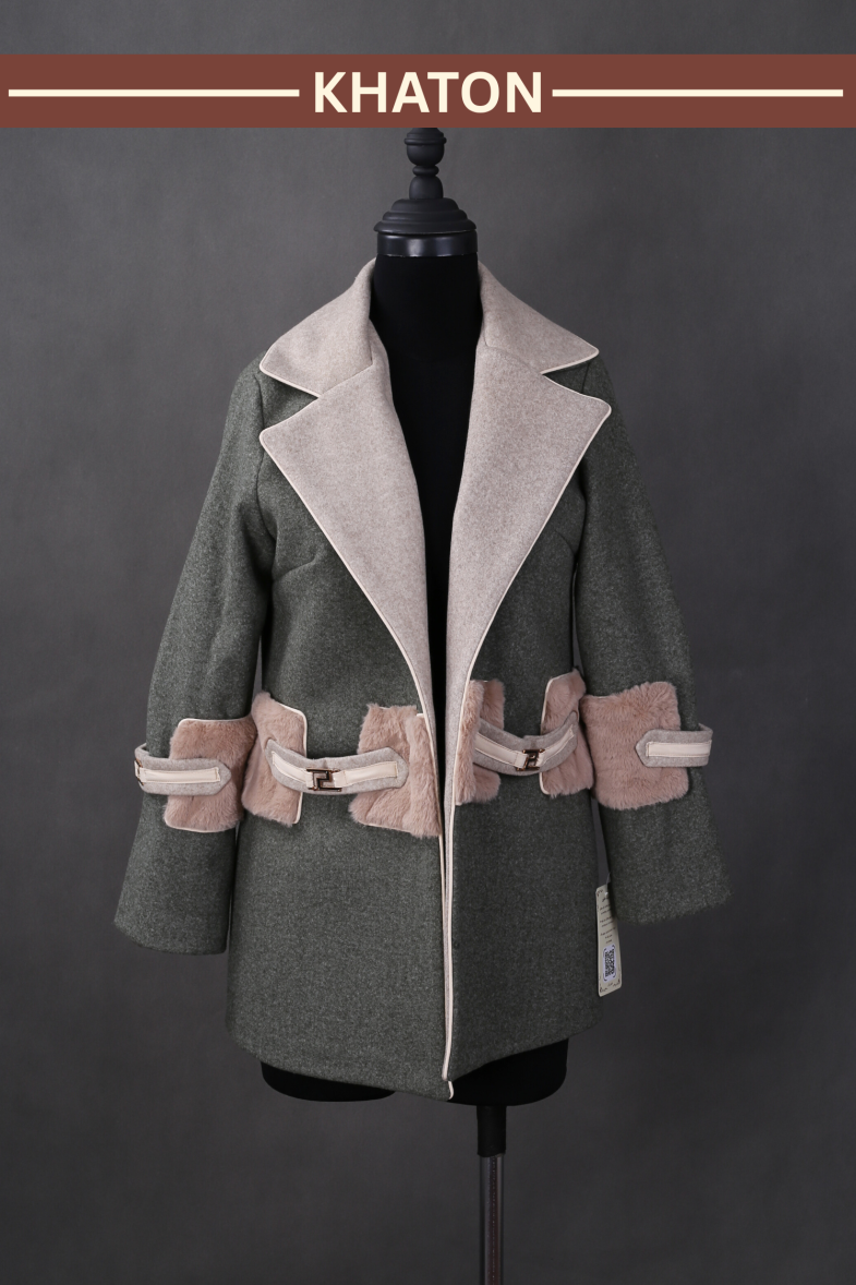 فوتر یقه انگلیسی خزدار - Image 4