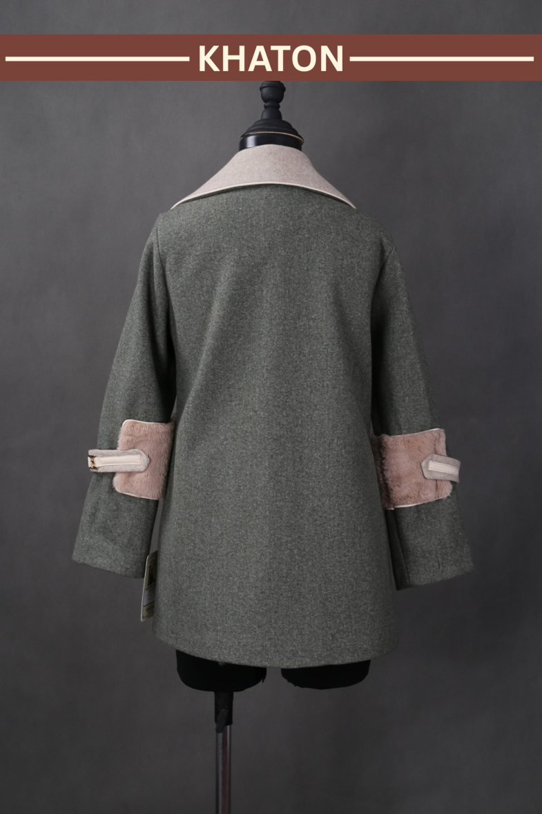 فوتر یقه انگلیسی خزدار - Image 5