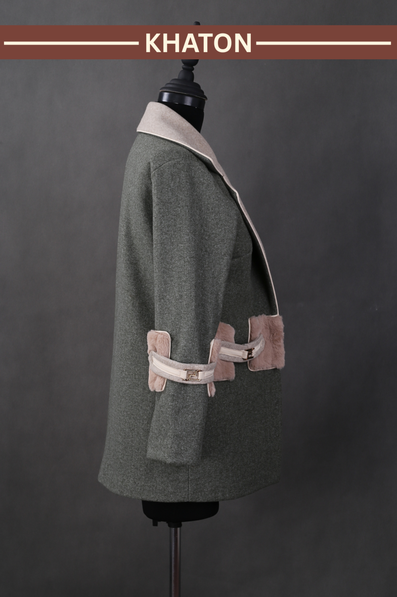 فوتر یقه انگلیسی خزدار - Image 6