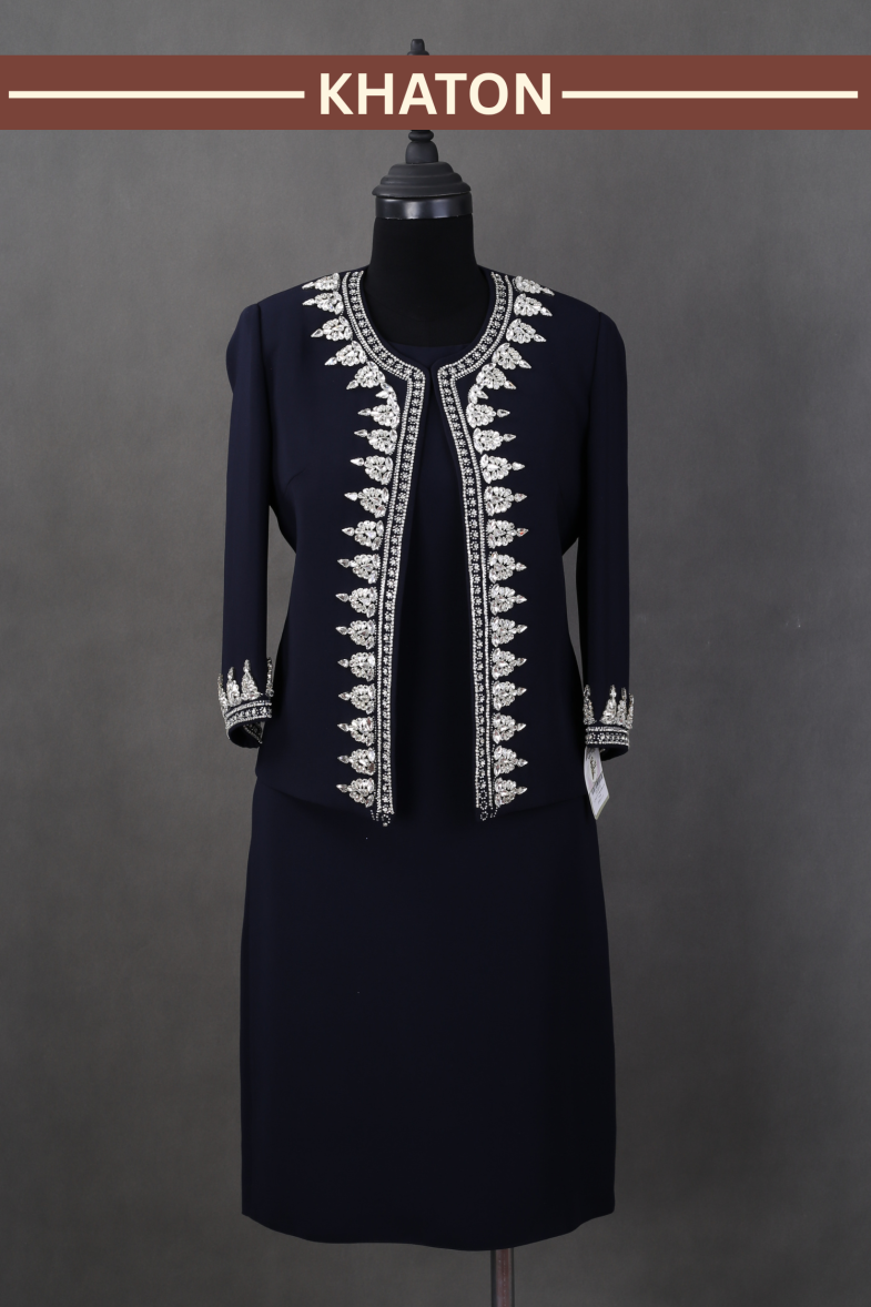 کت و سارافن فیروزه - Image 4