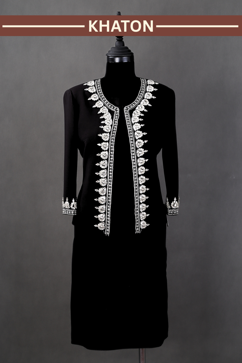 کت و سارافن فیروزه - Image 7